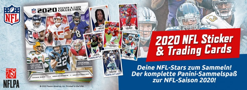 NFL - Sticker & Trading Cards Kollektion 2020 - Banner