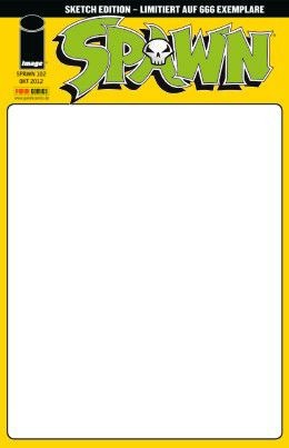 Spawn 102 Blank Variant - Comic Action 2012