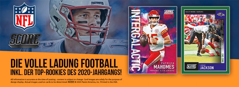 NFL Score 2020 Trading Cards - Banner