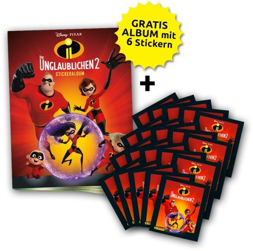 Die Unglaublichen 2 - Stickerkollektion - Bundle 1