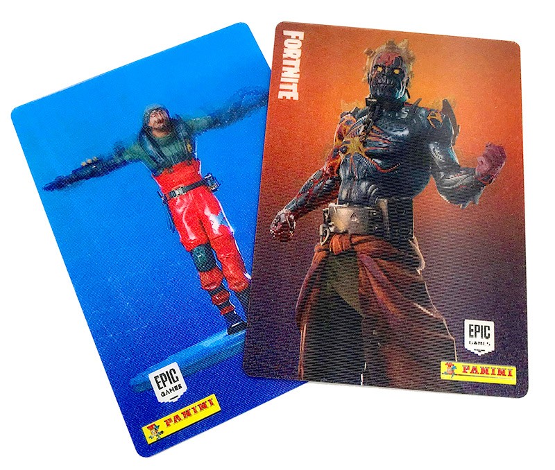 Fortnite Reloaded Trading Cards - Beispiel Special Cards