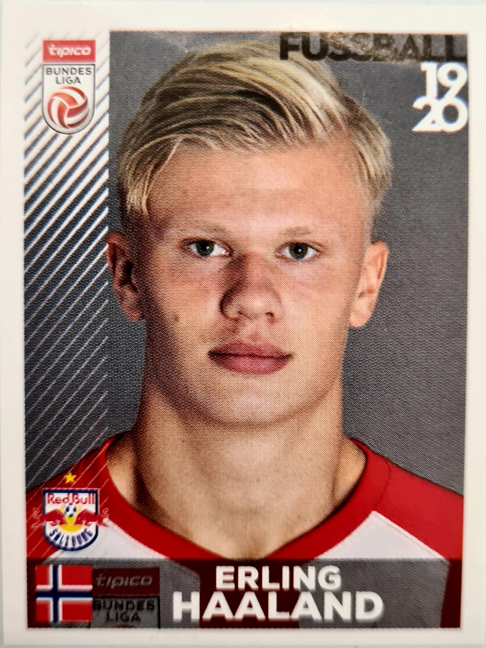 Bundesliga Österreich 2019/20 - Rookie Sticker Erling Haaland