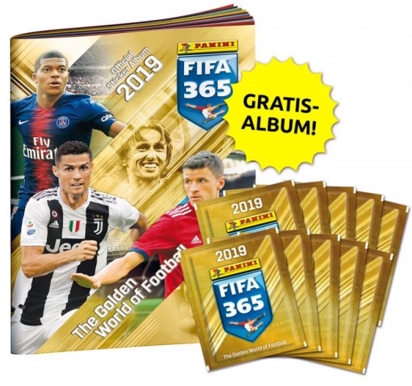 Panini FIFA 365 2019 Stickerkollektion – Mini-Bundle 2