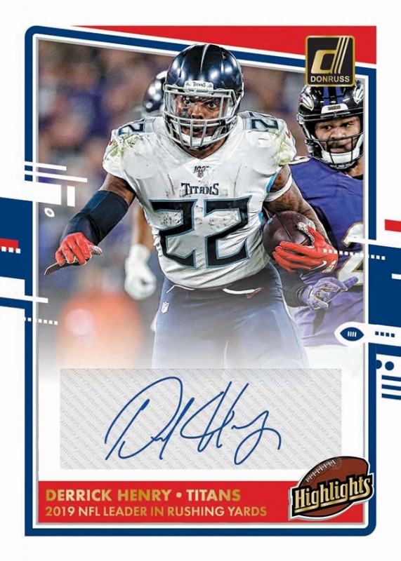 Donruss Football 2020 Trading Cards - Derrick Henry