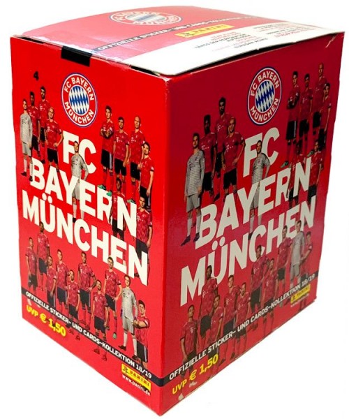 FC Bayern München: Offizielle Sticker- und Cards-Kollektion 2018/2019 - Box