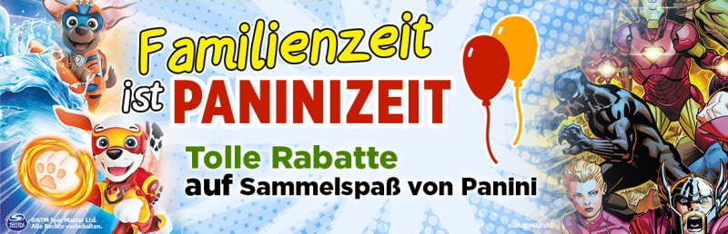 Familienzeit ist Paninizeit – Entdecke jede Menge Kreativspaß von Panini mit tollen Rabatten auf Sammelspaß