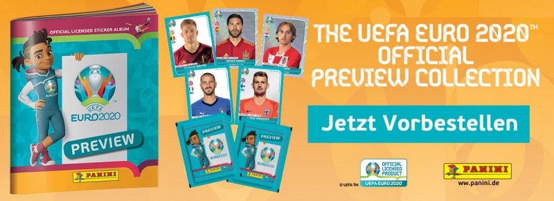 UEFA EURO 2020 - Stickerkollektion - Official Preview Collection - Jetzt vorbestellen