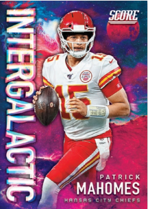NFL Score 2020 Trading Cards - Patrick Mahomes