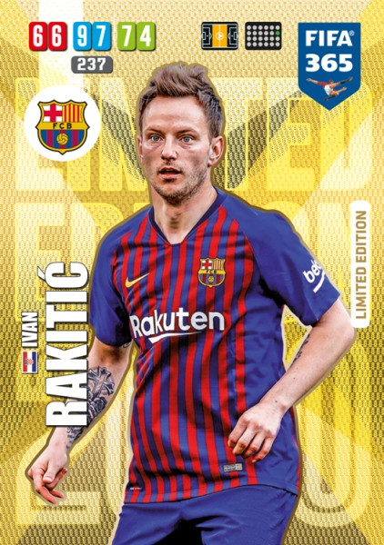 Panini FIFA 365 Adrenalyn XL 2020 Kollektion – LE-Card Ivan Rakitić