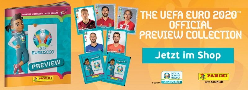 UEFA EURO 2020 - Stickerkollektion - Official Preview Collection - Jetzt im Shop