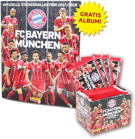 FC Bayern München 2017/2018 Stickerkollektion - Bundle 1