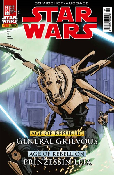 Star Wars 54: Age of Republic - General Grievous & Age of Rebellion: Leia - Comicshop Ausgabe