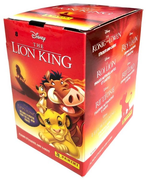 Disney der König der Löwen Stickerkollektion – Box