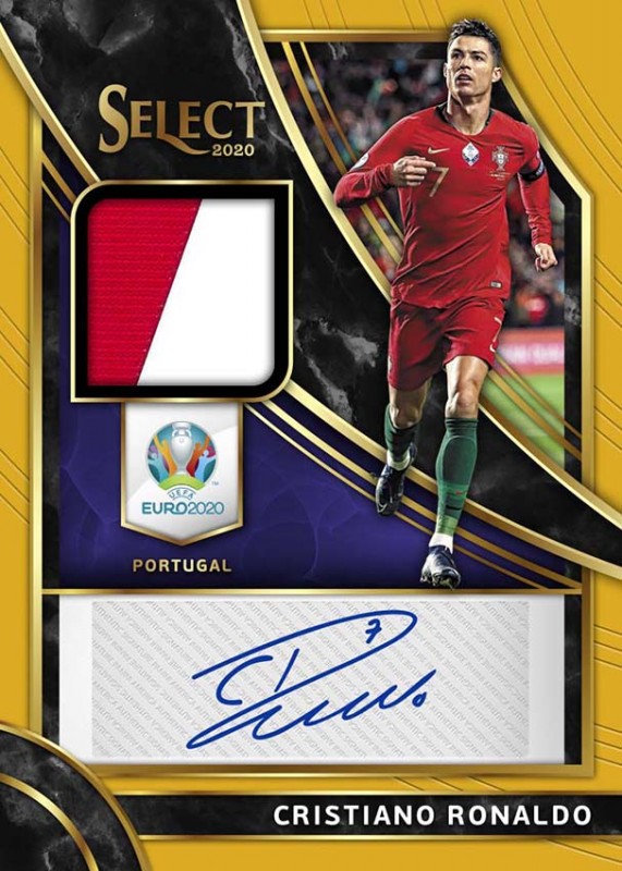 UEFA EURO 2020 Select Trading Cards - Patch Autogramm-Card Cristiano Ronaldo