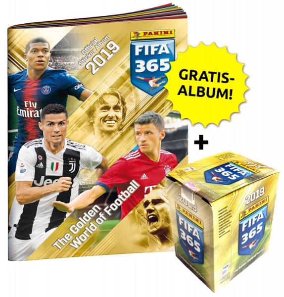 Panini FIFA 365 2019 Stickerkollektion – Sticker-Starter-Bundle