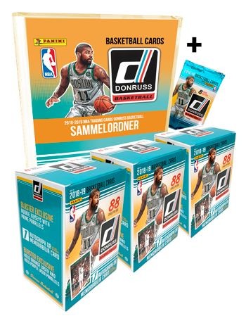 NBA 2018-2019 DONRUSS Trading Cards - Triple-Pack
