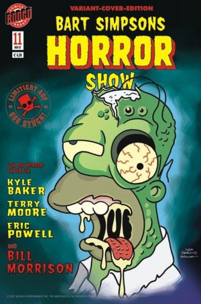 Bart Simpsons Horror Show 11 Variant