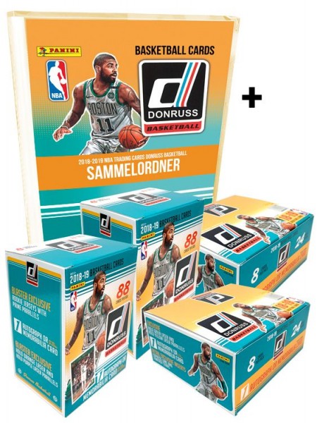 NBA 2018-2019 DONRUSS Trading Cards - Double-Double Bundle