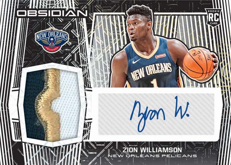 NBA Obsidian 2019/20 Trading Cards - Zion Williamson