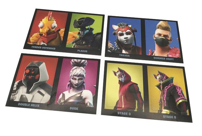 Fortnite Black Frame Serie - Sticker Beispiel