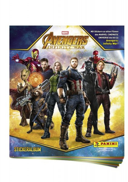 Avengers Infinity War Sticker und Trading Cards Kollektion - Album