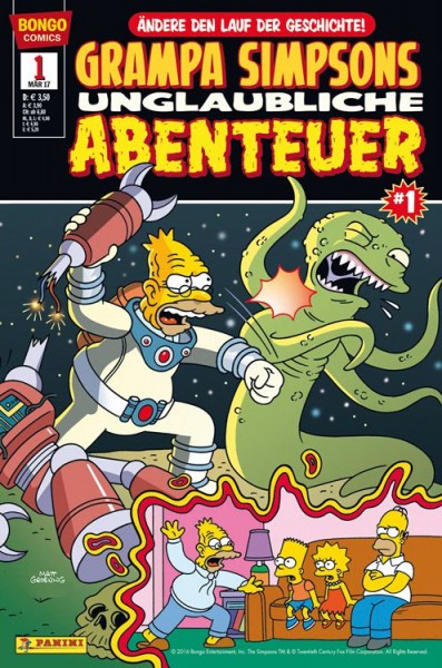 Simpsons Comics präsentiert: Grampa Simpsons unglaubliche Abenteuer 1