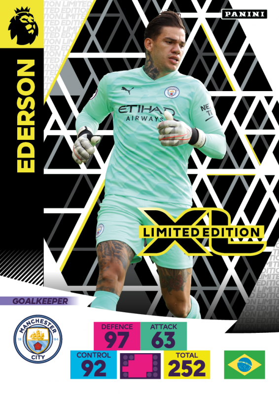 Panini Premier League Adrenalyn XL 2020/21 - Limited Edition Card - Ederson