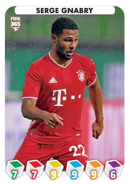 Panini FIFA 365 Stickerkollektion 2021 - Serge Gnabry