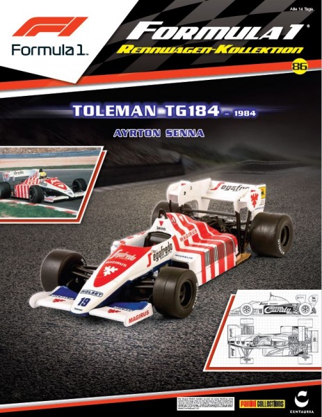 Formula 1 Rennwagen-Kollektion 86: Ayrton Senna (Toleman TG184) Cover