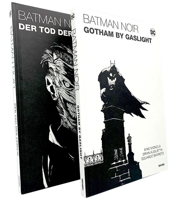 Batman Noir – Foto von den Comics Der Tod der Familie und Gotham by Gaslight