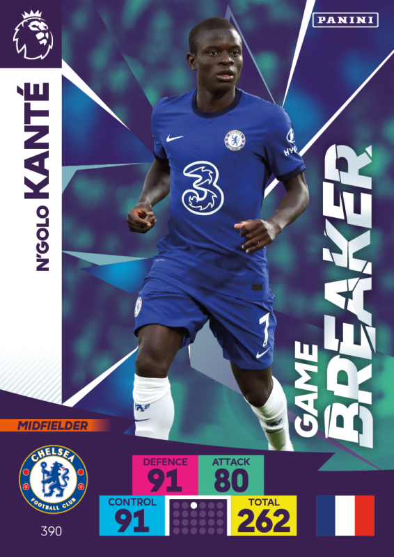 Panini Premier League Adrenalyn XL 202021 - Game Breakers - N'Golo Kante