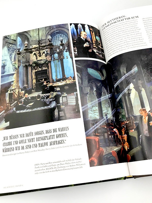 Harry Potter Filmwelt Blick ins Buch