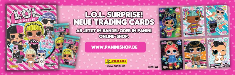 L.O.L. Surprise! Glitter n Glow Trading Cards Banner