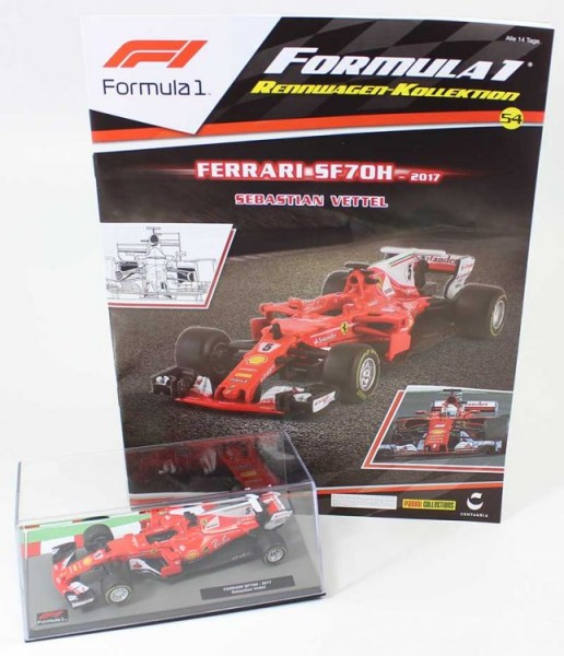 Formula 1 Rennwagen-Kollektion 54: Sebastian Vettel (Ferrari SF70H)