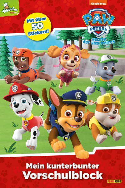 Paw Patrol - Mein kunterbunter Vorschulblock