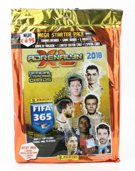 Panini FIFA 365 2018 Adrenalyn XL Trading Cards - Starterset