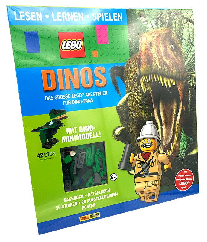 Lego Buch – Lesen Lernen Spielen – Dinos, das große Lego-Abenteuer für Dino-Fans