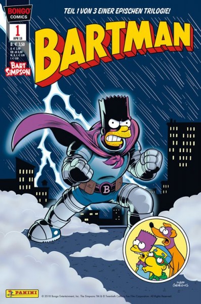 Simpsons Comics präsentiert: Bartman Trilogie 1