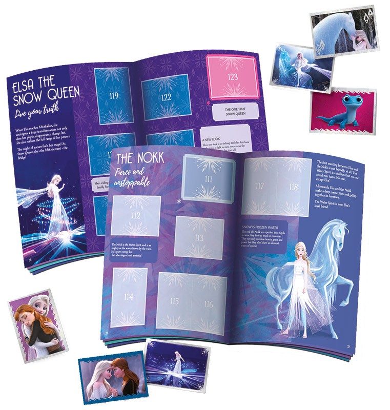 Disney: Die Eiskönigin 2 - Cristal Edition - Sticker und Cards Innenseite Album