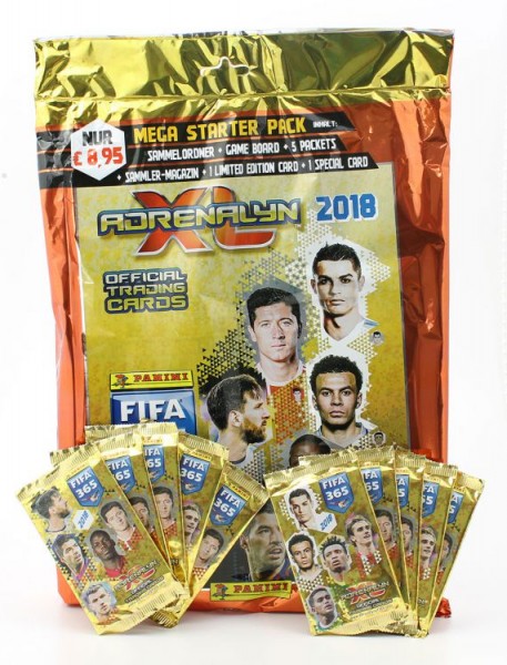 Panini FIFA 365 2018 Adrenalyn XL Trading Cards - Bundle 1