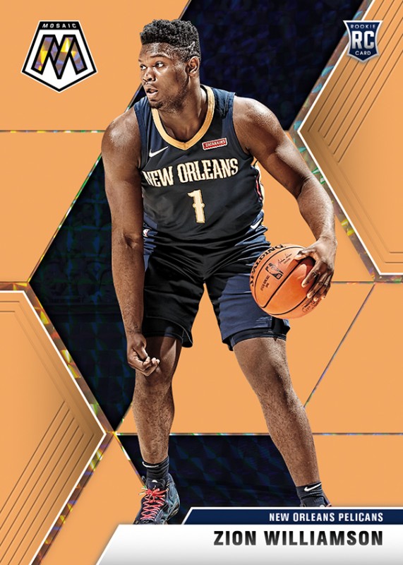 NBA Basketball Mosaic Trading Cards 2019/20 - Zion Williamson