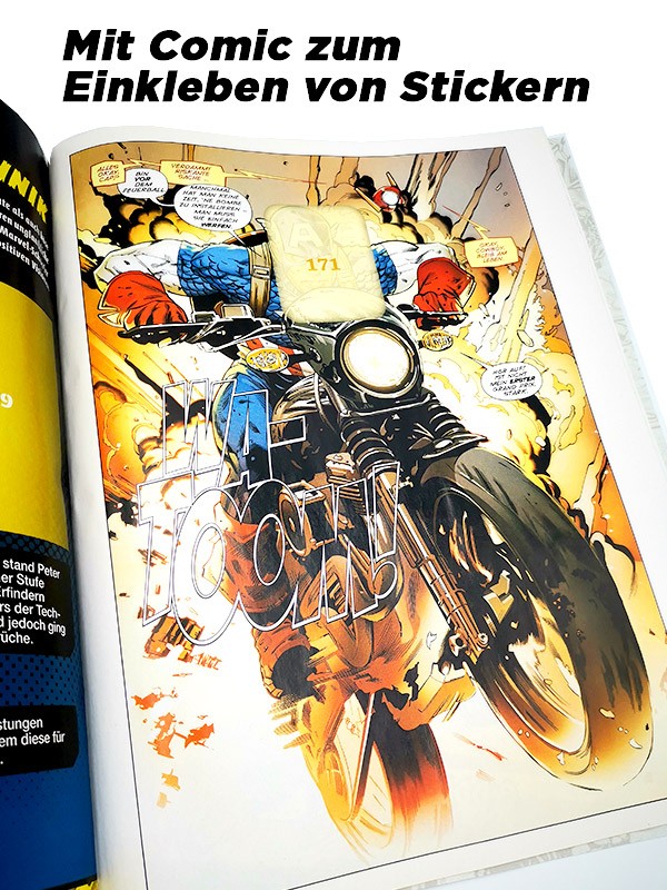 80 Jahre Marvel Sticker und Trading Cards - Innenansicht Highlights