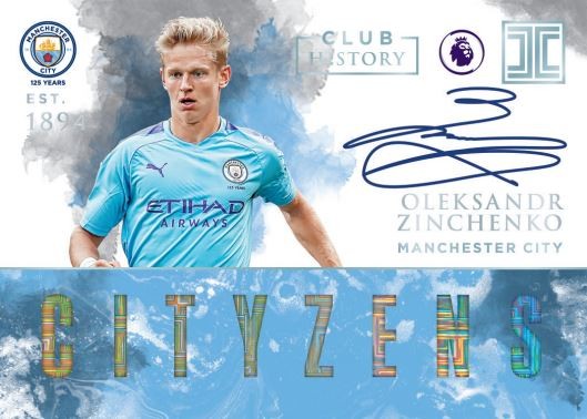 Panini Impeccable Soccer Premier League 2019/20 - Oleksandr Zinchenko